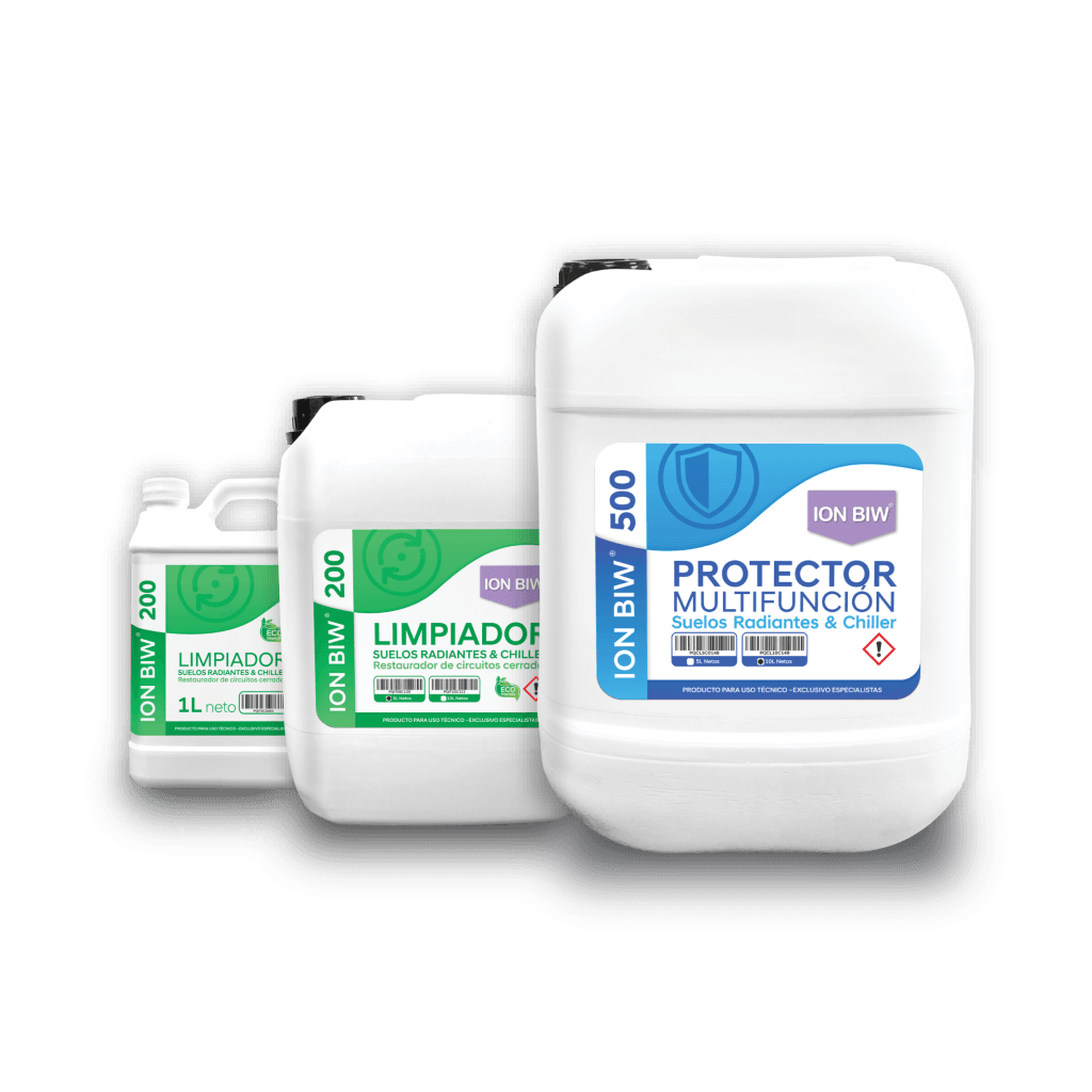 tratamiento quimico loza radiante y chillers